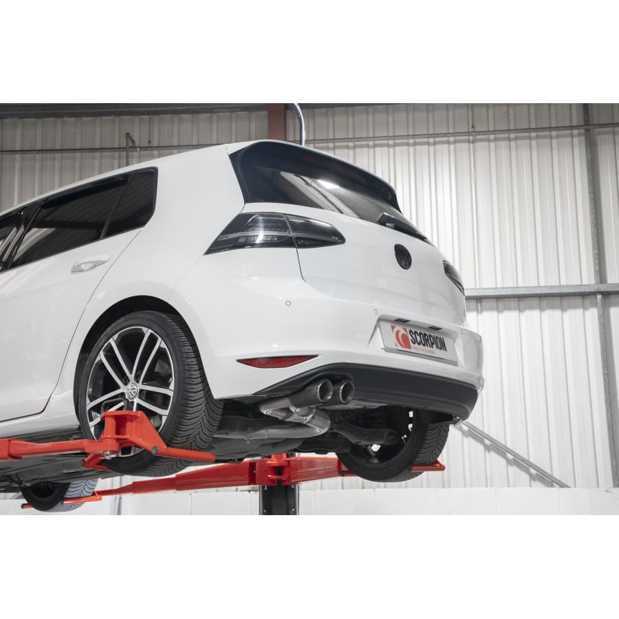 Scorpion VW Golf GTD MK7 (2013-2017) Non-Resonated Cat-Back Exhaust System