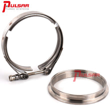 Load image into Gallery viewer, PULSAR S400 T4 Turbo 4″ Stainless Steel Flange Clamp Kit
