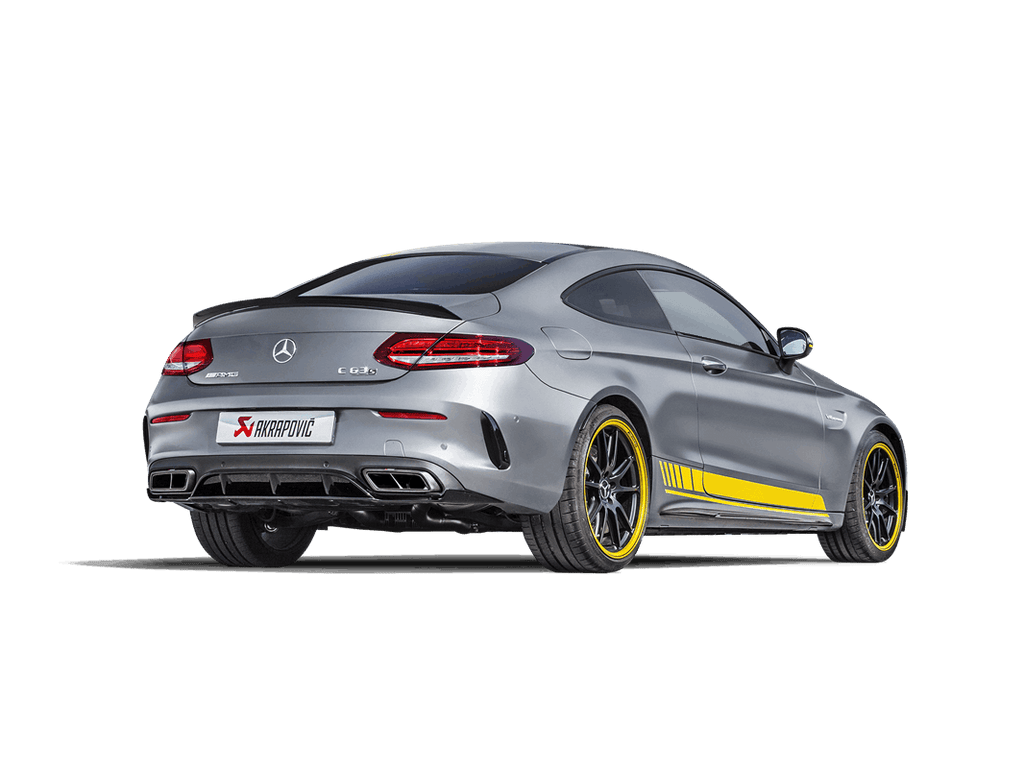 Mercedes AMG C63 Coupe (C205) | Akrapovic | Evolution Line System - For vehicles with Mercedes-AMG Performance exhaust System - For vehicles without Mercedes-AMG Performance exhaust System