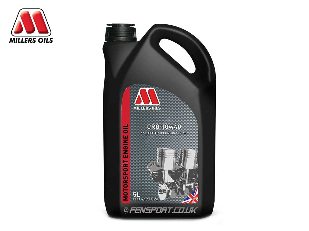 Millers - Running in Engine Oil - CRO 10w40 - 5 Litre