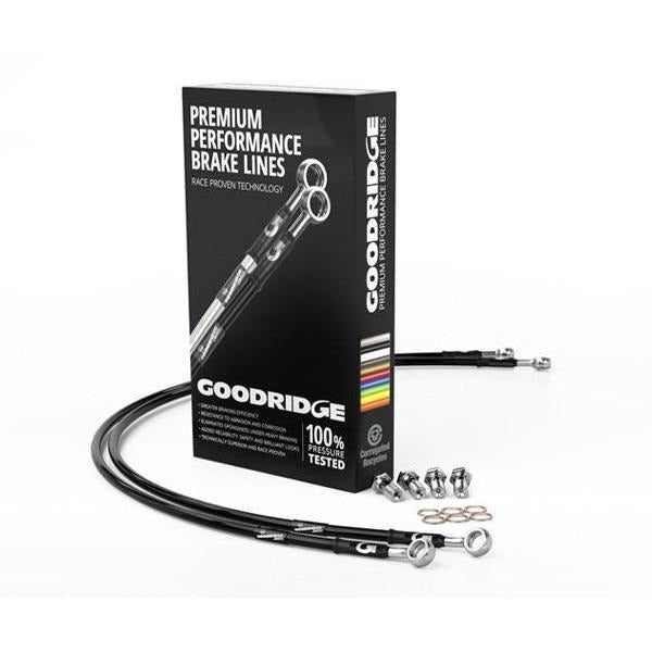 BRAKE HOSE KIT FOR AUDI TT COUPE/ROADSTER MK3 2.0 TFSI QUATTRO FV3 2014- - Dark Road Performance - GOODRIDGE