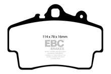 Load image into Gallery viewer, EBC Porsche 986 987 Yellowstuff Street and Track Front Brake Pads - Brembo Caliper (Boxster &amp; Cayman)