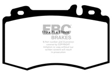 Load image into Gallery viewer, EBC Mercedes-Benz W203 C215 C209 W211 Yellowstuff Street and Track Front Brake Pads - Brembo Caliper (Inc. C320, E300, S320 &amp; SL280)