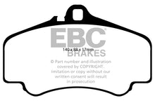 Load image into Gallery viewer, EBC Porsche 996 911 Yellowstuff Street and Track Front Brake Pads - Brembo Caliper