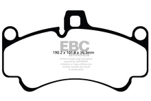 Load image into Gallery viewer, EBC Porsche 996 997 Yellowstuff Street and Track Front Brake Pads - Brembo Caliper (Inc. 911, 911 Turbo S, 911 GT2 &amp; 911 GT3)