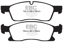 Load image into Gallery viewer, EBC Mercedes W/X166 C292 Yellowstuff Street and Track Front Brake Pads (Inc. GL350 GL400, GLS350 &amp; ML400) - ATE Caliper