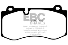 Load image into Gallery viewer, EBC Mercedes-Benz W/T211 W221 R230 Yellowstuff Street and Track Front Brake Pads - Brembo Caliper (Inc. CL500, CLS500, E500 &amp; S280)