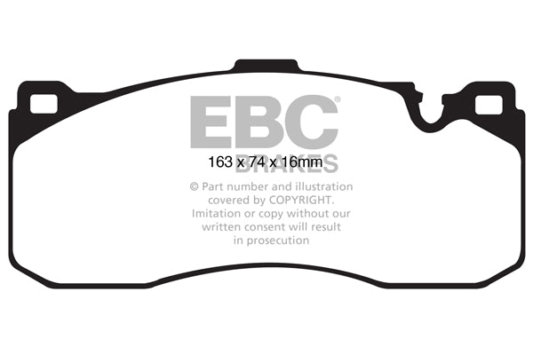 EBC BMW E82 Yellowstuff Street/Track Front Brake disc & pads (135i)