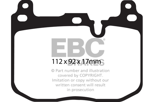 EBC BMW F20 F30 F32 F80 RP-1 Front Brake Pads (Inc. M135i, M235i, M3 & M4)