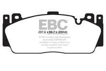 Load image into Gallery viewer, EBC BMW F87 F06 F10 F12 Yellowstuff Street and Track Front Brake Pads - Brembo Caliper (M2, M5 &amp; M6)