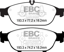 Load image into Gallery viewer, EBC Mercedes-Benz W/S212 A/C207 E500 Yellowstuff Street and Track Front Brake Pads - ATE Caliper
