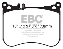 Load image into Gallery viewer, EBC Mercedes-Benz C257 W/S213 W/X222 A/C217 Yellowstuff Street and Track Front Brake Pads - Brembo Caliper (CLS53 AMG, E53 AMG, S500 &amp; SL500)