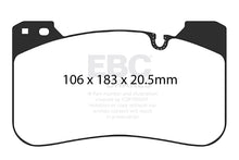 Load image into Gallery viewer, EBC BMW F90 M5 Yellowstuff Street and Track Front Brake Pads - Brembo Caliper