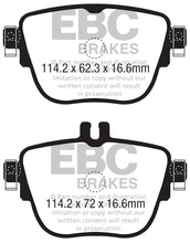 Load image into Gallery viewer, EBC Mercedes-Benz C257 W/S213 A/C238 Yellowstuff Street and Track Rear Brake Pads (Inc. CLS400d, CLS350d, E300e &amp; E400 TD)