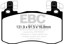 Load image into Gallery viewer, EBC GENESIS KIA Yellowstuff Street and Track Front Brake Pads -  Brembo Caliper (G70 &amp; Stinger)