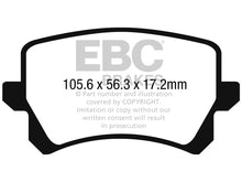 Load image into Gallery viewer, EBC Audi 8U RSQ3 Bluestuff NDX Trackday Rear Brake Pads - TRW Caliper