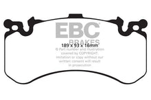 Load image into Gallery viewer, EBC Audi D4 C7 Orangestuff Race Front Brake Pads - Brembo Caliper (A8, S6, S7 &amp; RS7)