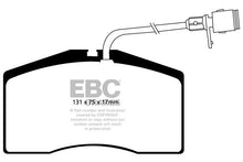 Load image into Gallery viewer, EBC Audi Volkswagen Redstuff Sport Front Brake Pads - Brembo Caliper (D2 S8 &amp; Phaeton)
