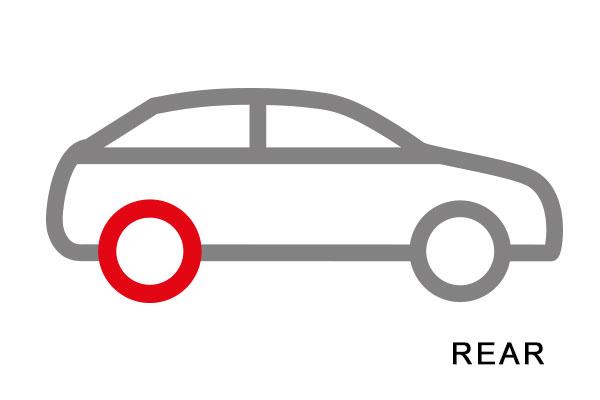 EBC Audi Volkswagen Redstuff Sport Rear Brake Pads - ATE Caliper (8P A3, MK5 Golf, MK6 Golf & MK6 Golf GTI)