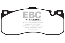 Load image into Gallery viewer, EBC BMW E82 E88 135i Redstuff Sport Front Brake Pads - Brembo Caliper