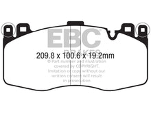 Load image into Gallery viewer, EBC BMW F85 F86 Bluestuff NDX Trackday Front Brake Pads (X5 M &amp; X6 M)