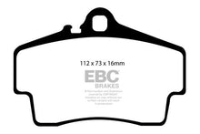 Load image into Gallery viewer, EBC Porsche 996 997 986 987 Bluestuff NDX Trackday Rear Brake Pads - Brembo Caliper (Inc. 911 Carrera, 911 Carrera 4, Boxster S &amp; Cayman S)