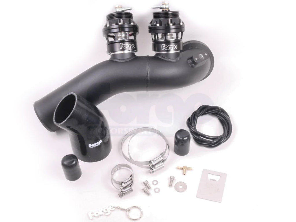 Forge BMW N54 Chargepipe with Twin BOV 335i