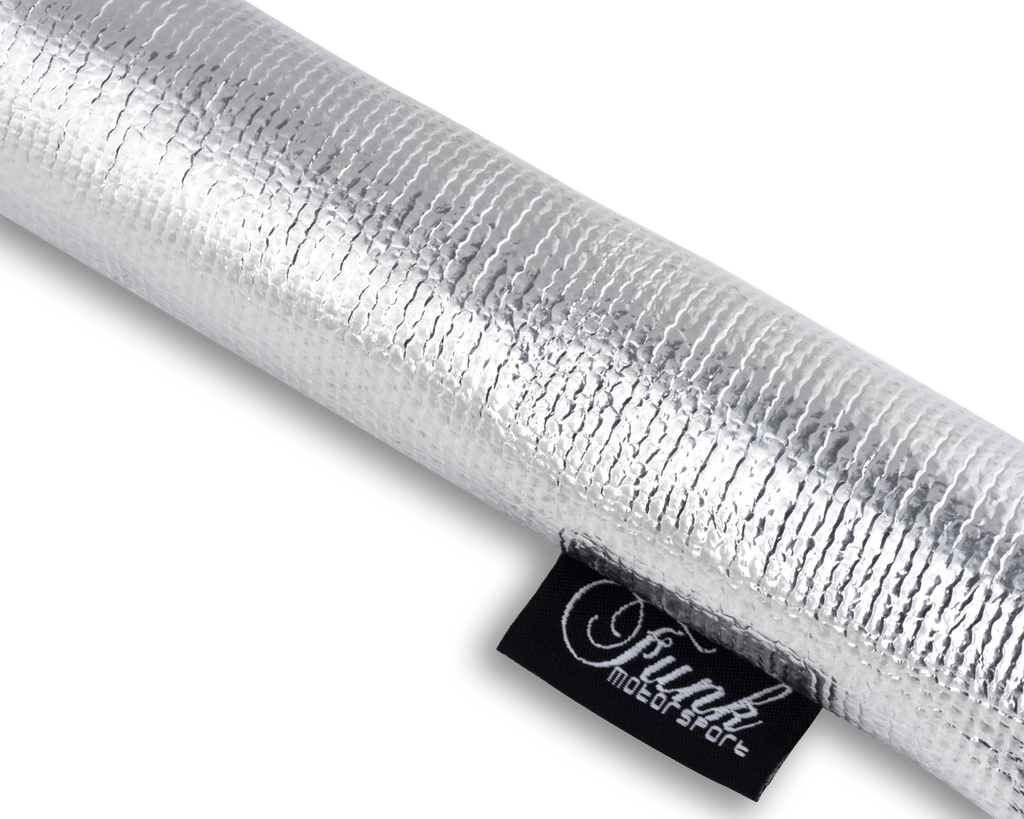 Funk Motorsport Silver Velcro Heat Sleeving for heat protection on Fuel lines & Oil lines