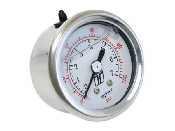 Turbosmart Fuel Pressure Regulator Reg Liquid Filled 0-100psi Gauge