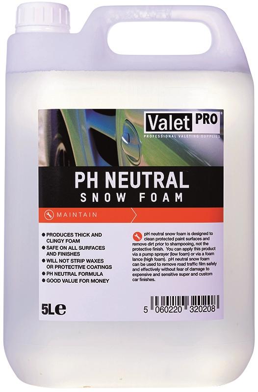 ValetPro pH Neutral Snow Foam 5L - Dark Road Performance - Valet Pro