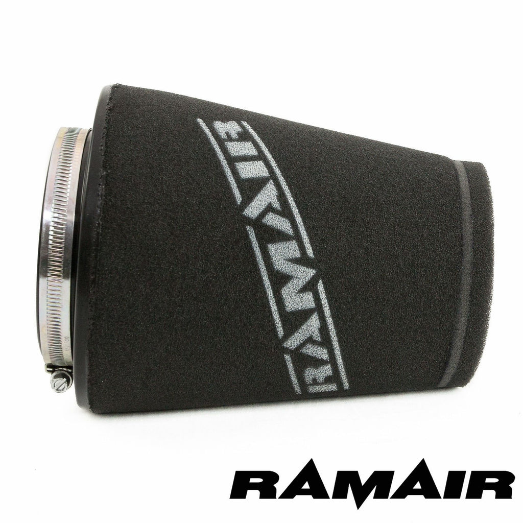 Ramair 70mm ID Neck - Polymer Base Neck Cone Air Filter - Dark Road Performance - RAMAIR