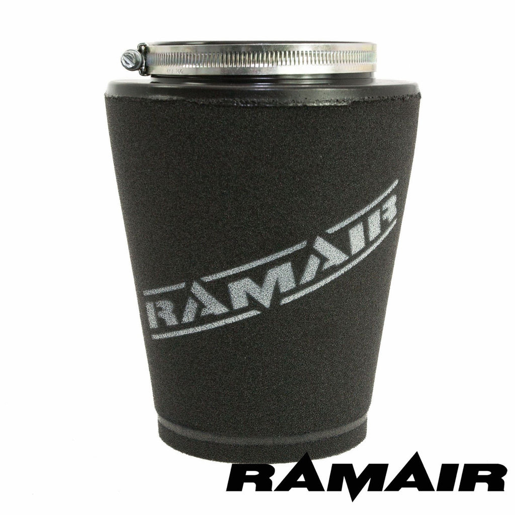 Ramair 80mm ID Neck - Polymer Base Neck Cone Air Filter - Dark Road Performance - RAMAIR