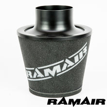 Load image into Gallery viewer, Ramair 100mm ID Neck - Large Aluminium Induction Cone Air Filter - Dark Road Performance - RAMAIR