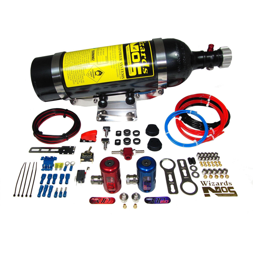 SB150i2 Nitrous Kit suitable for most engines with 2 throttle bodies - Dark Road Performance - WIZARDS OF NOS